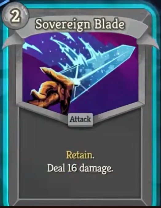 Sovereign Blade card - Slay the Spire 2