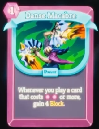Danse Macabre card - Slay the Spire 2